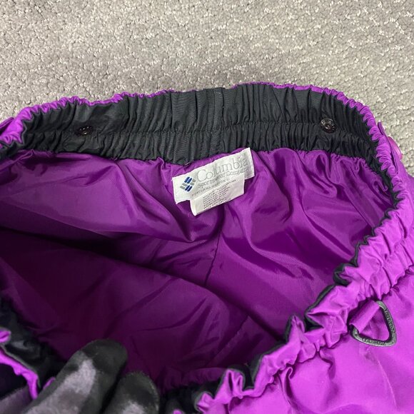 Vintage Columbia Snow Pants Women's Medium Purple Ski Snowboard Insulated - Picture 10 of 16